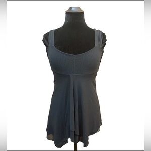 Y2K White House | Black Market Babydoll Top